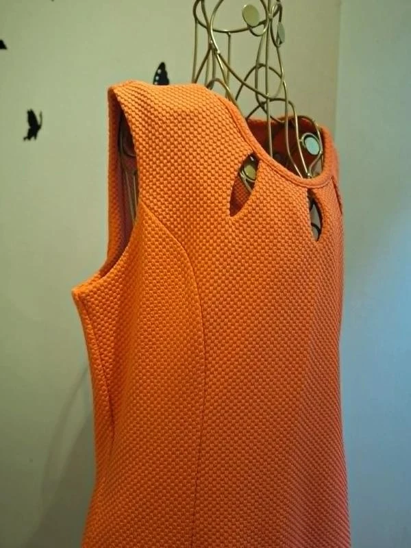 Oranje jurk - Gemaakt in Frankrijk – photo 3